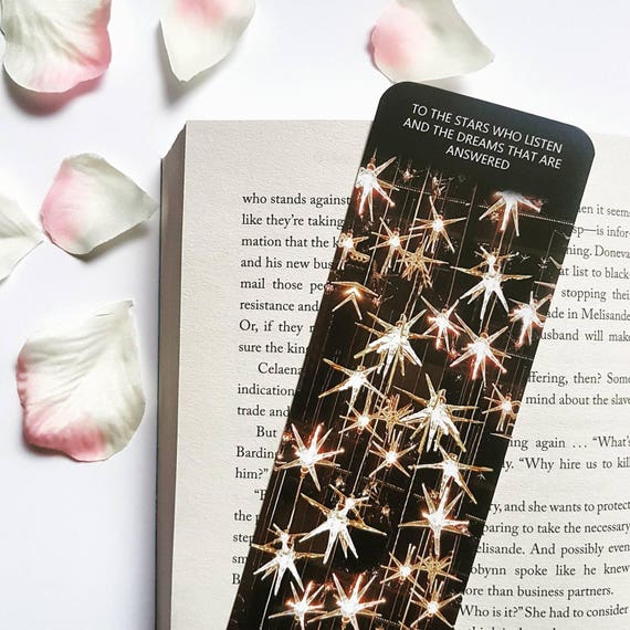 A Court Of Mist And Fury Bookmark To The Stars Who Listen And Etsy