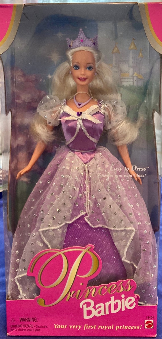 Vintage 1997 Princess Barbie Doll, New in Box - Etsy