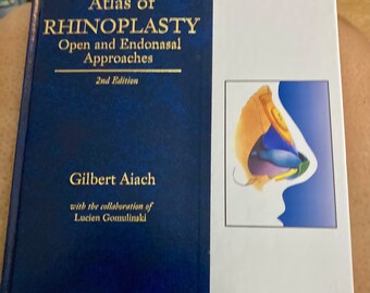 Atlas of Rhinoplasty Open and Endonasal Approaches 2nd Edition 2003 Hardcover FREE SHIPPING