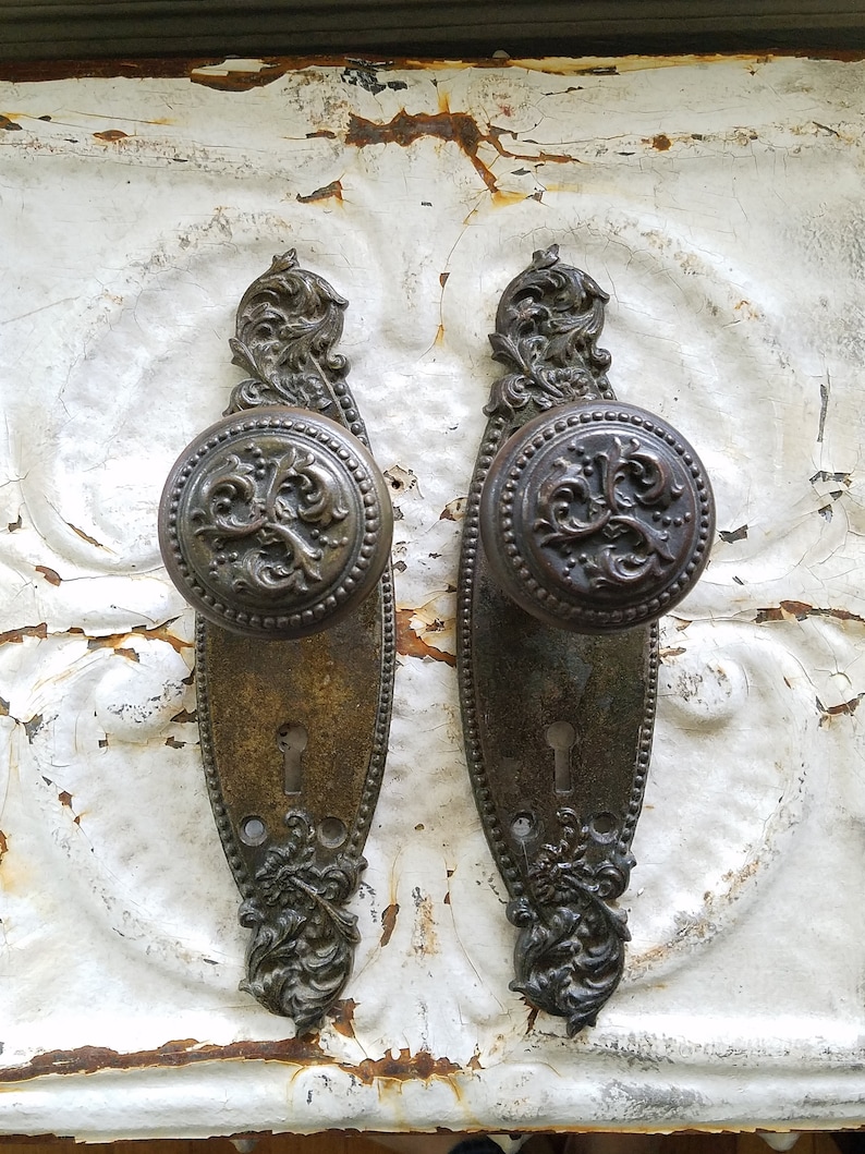 Victorian Hardware Antique Door Knobs Old Door Hardware Etsy