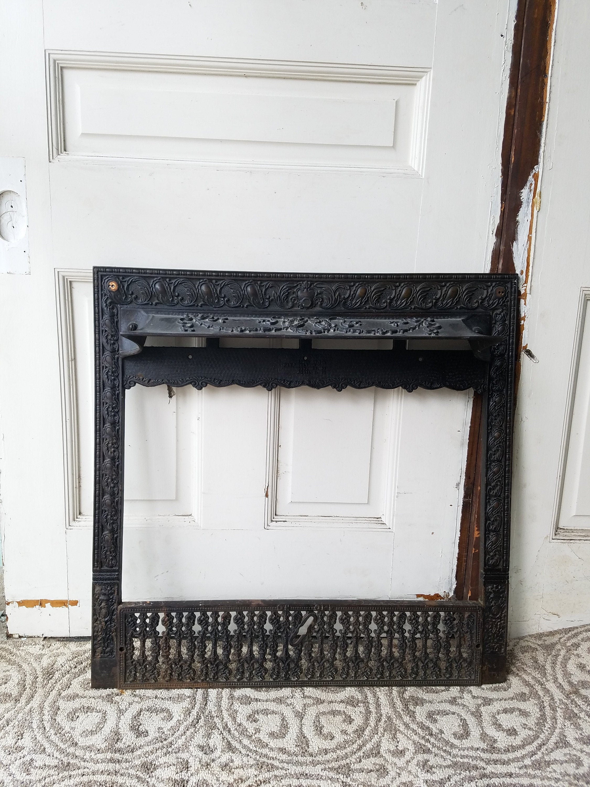 Fireplace Cover Antique Summer Cover Antique Fireplace Etsy