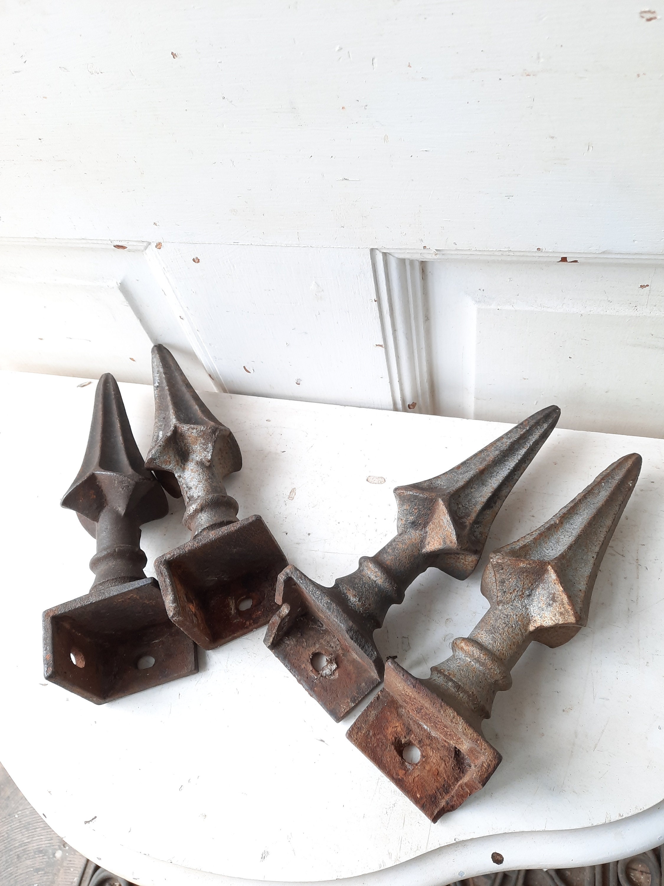 Antique Cast Iron Finial Fence Post Topper Iron Fence Post Etsy UK