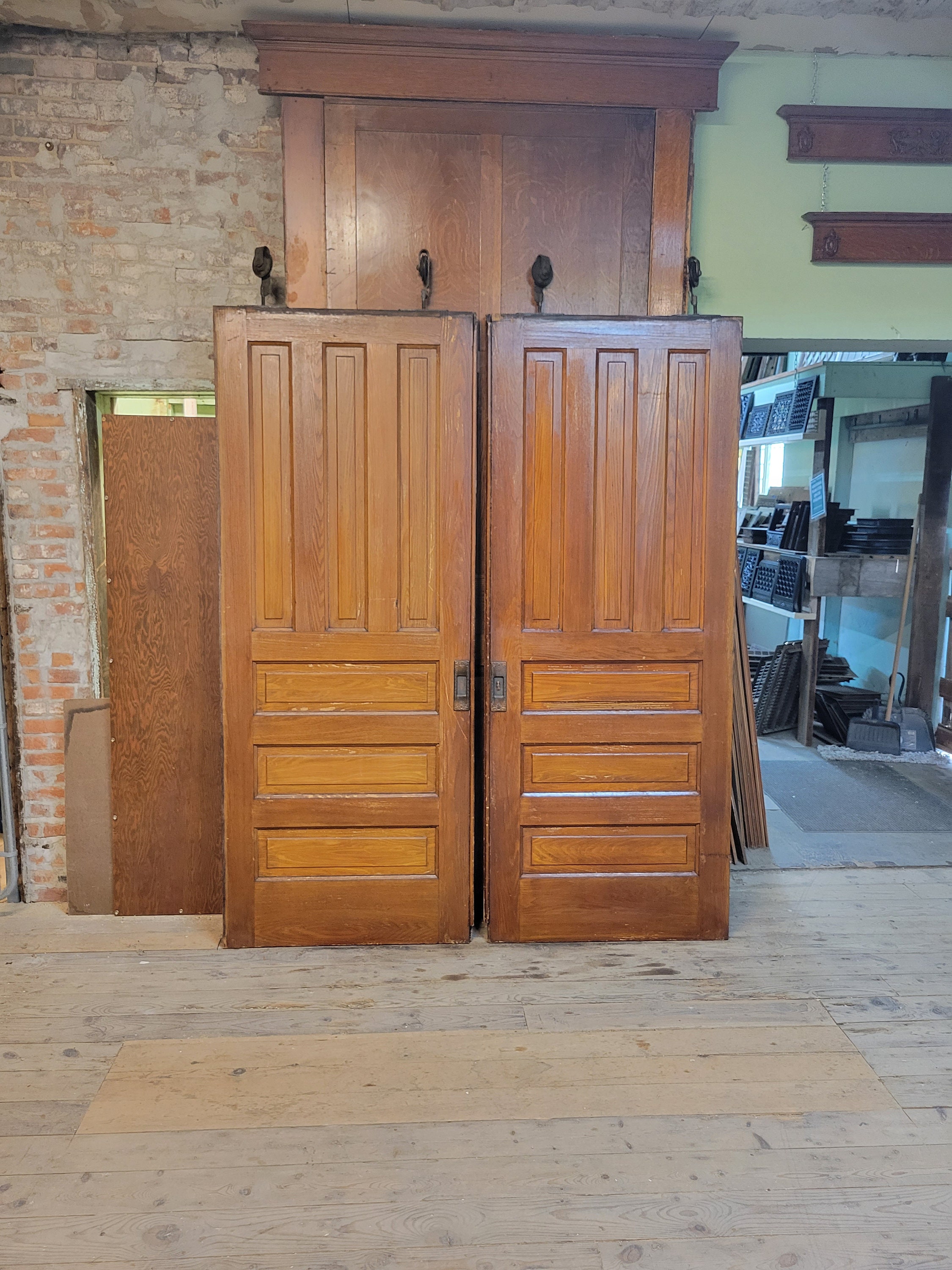 Colonial Raised Panel Saloon Doors | Swinging Cafe Doors