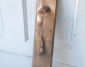 Antique Bronze Door Pull: Large Pull Handle