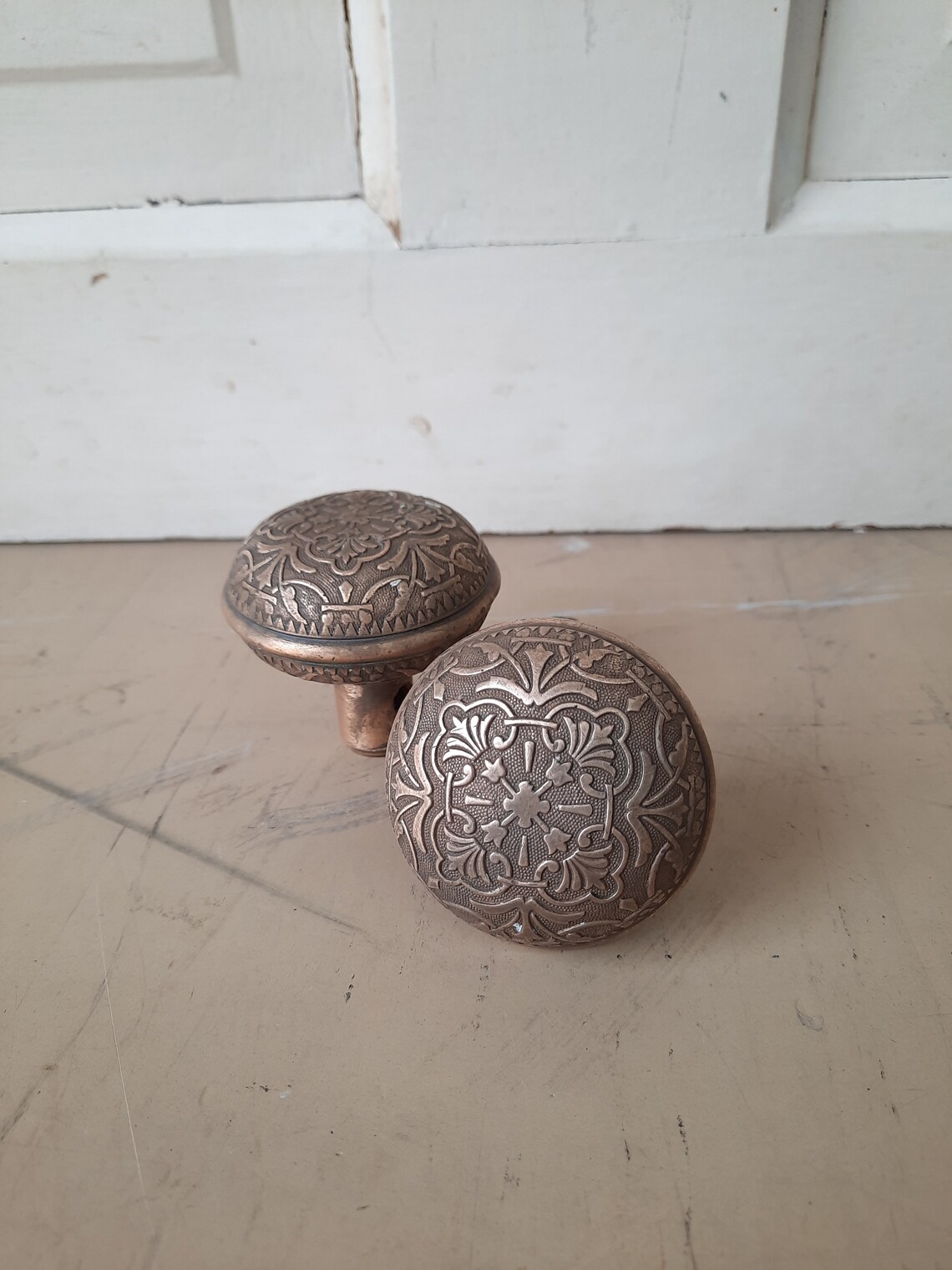 Eastlake Doorknobs Victorian Door Knobs Ornate Antique Etsy