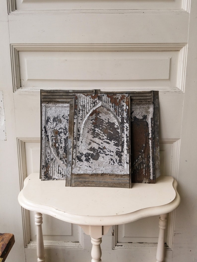 1 Silver Ceiling Tin Tin Ceiling Tile Tin Ceiling Square Antique Ceiling Tile Tin Shingle Flower Ceiling Tile Fish Scale Shingle
