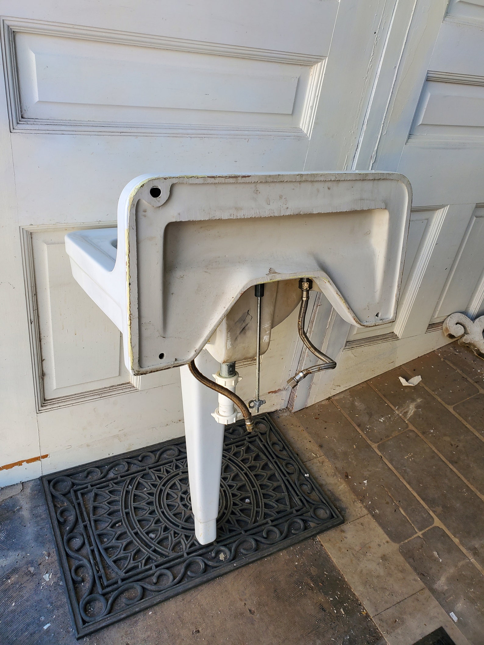 Peg Leg Sink Vintage Sink Antique Sink Pedestal Sink Etsy