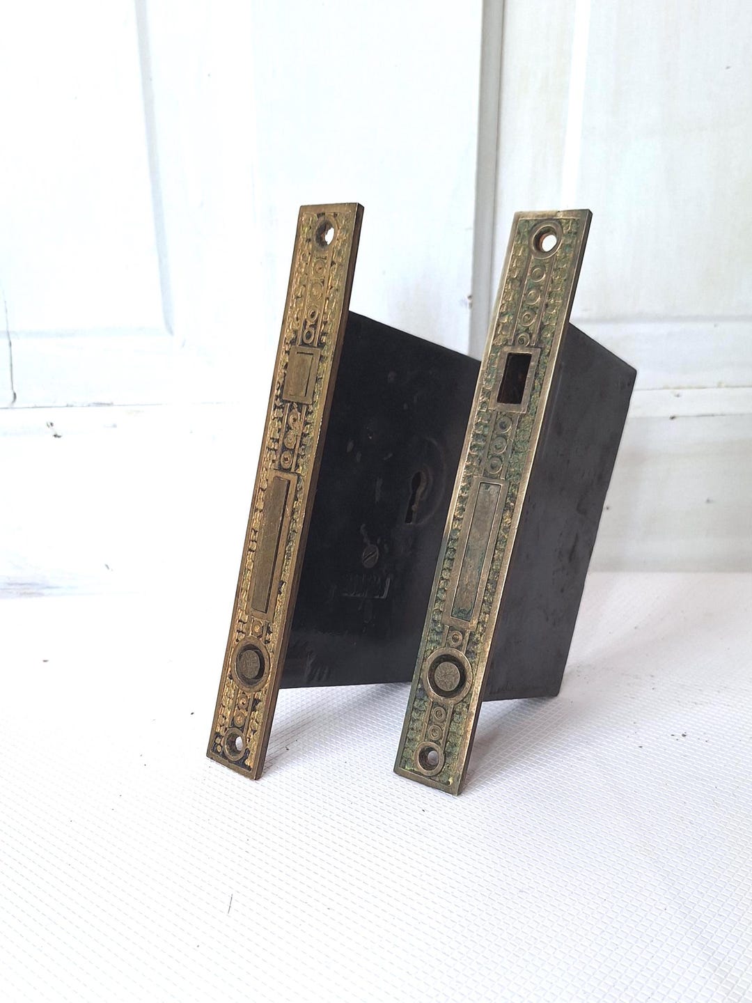Ornate Bronze Double Pocket Door Mortise Lock Set: Eastlake Style - Etsy