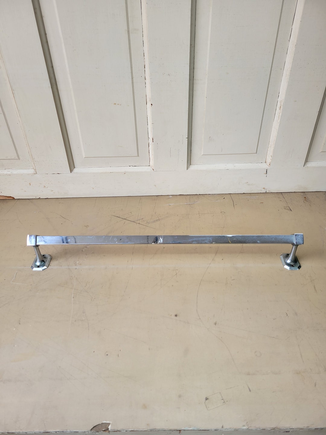 Vintage Chrome Towel Bar Vintage Bathroom Towel Bar Rack Etsy