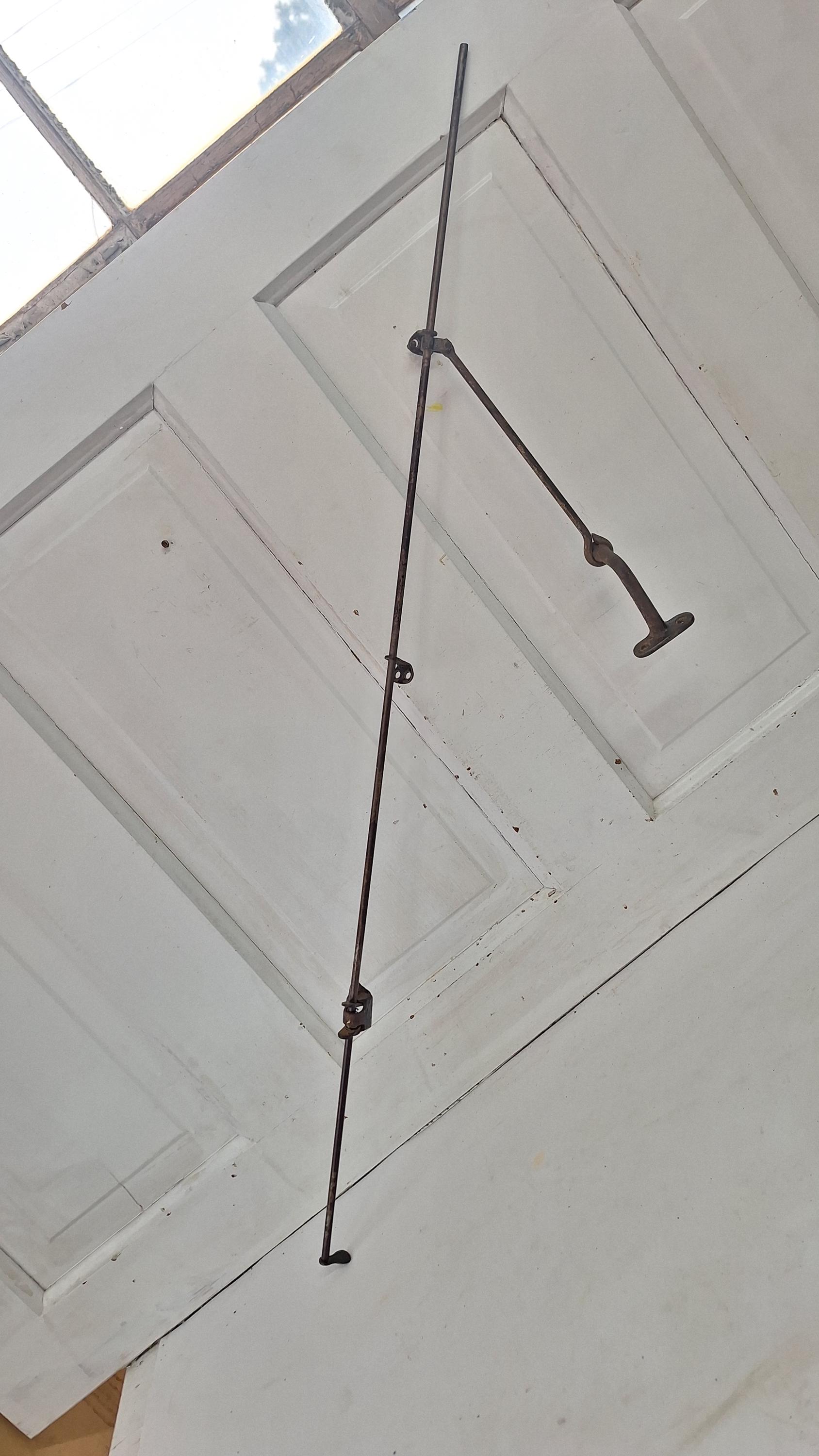 36' Transom Window Rod, Antique Transom Operator Hardware - Etsy