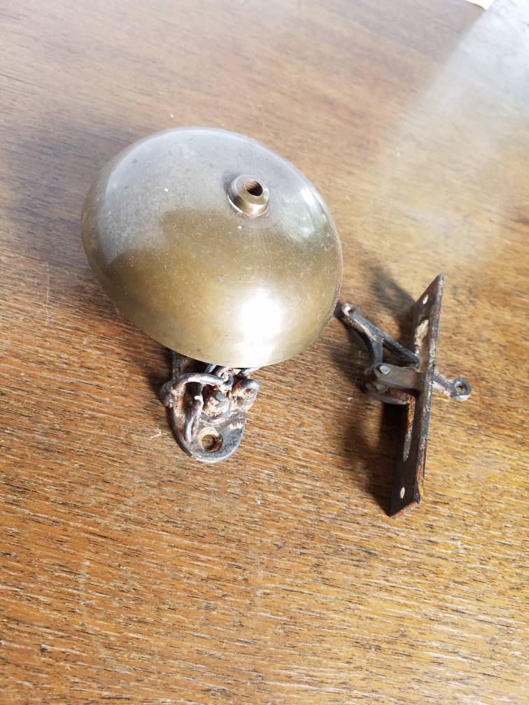 Pull String Doorbell & Traditional Butlers Bell U0026 Shaped Brass Bell