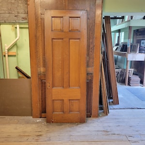 32&quot; Antique Door, Victorian Door, Italianate Style, Large Interior Door, Salvaged Door, Architecture Salvage, Antique Wood Door