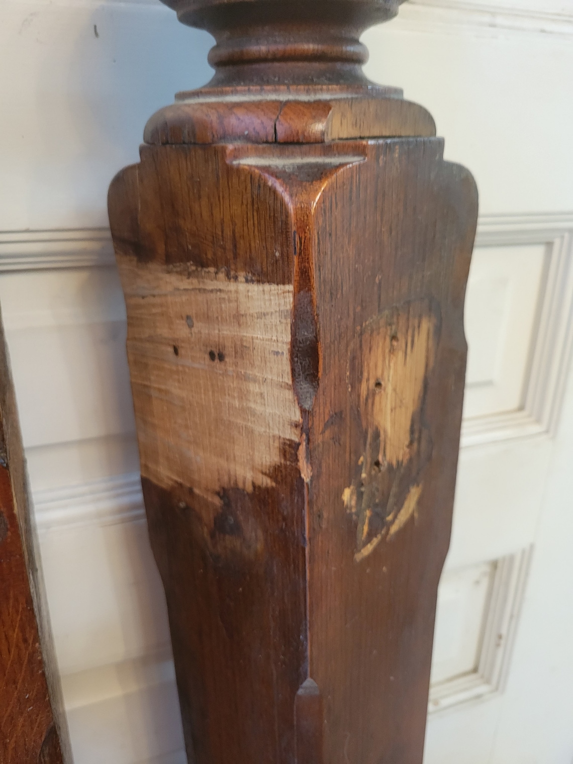 Pair Newels Post Antique Newel Post Oak Newel Posts Etsy