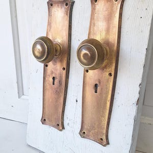 Entry Size Plates and Doorknobs, Front Door Knob and Backplate Set