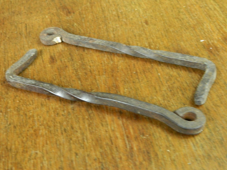 rustic wrought iron hooks
