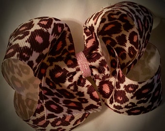 LEOPARD Boutique Bow~SHIPS FREE