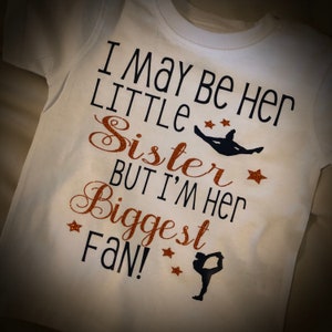 Cheer Sister, Cheer Top Biggest FAN Cheer Sister Tank or Tee, YOUTH~MANY Colors Available Cheer Shirt Ask me to design something for you!