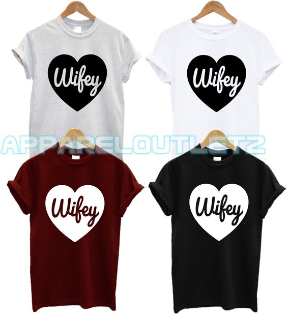 Hubby Sweatshirt Mens Husband Boyfriend /'Wifey/' Sweater Jumper Wifey Boyfriend