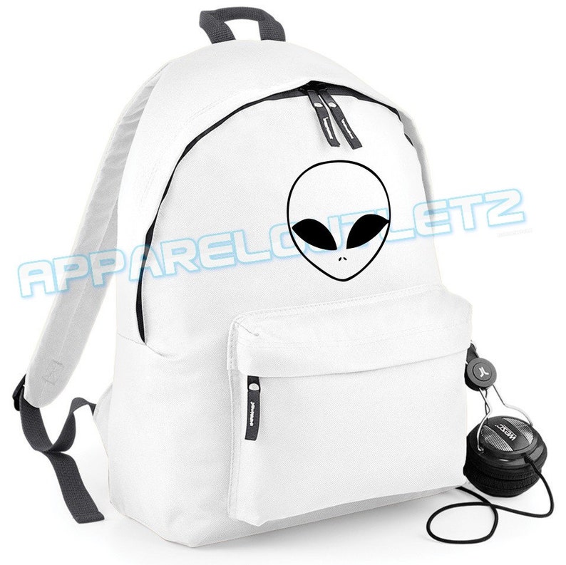alien backpack bag ufo swag dope hipster tumblr fashion trend facedown school travel pe sports bag p.e rucksack film album tour fan unisex