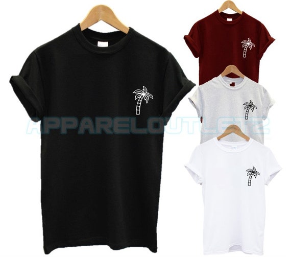 Palme Baum Tasche Logo T Shirt Lustige Niedlichen Urlaub Sonne Etsy