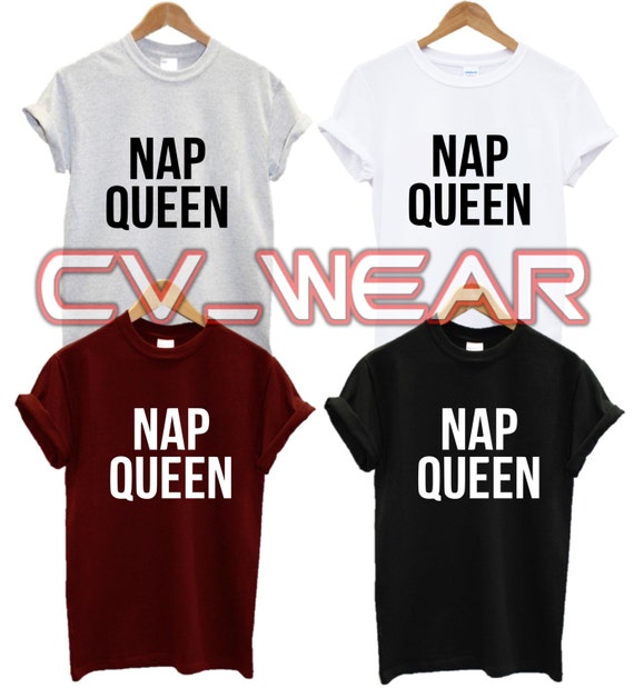 Nap Konigin T Shirt Nicht Ein Morgen Person Katze Liebe Etsy