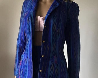 Vintage Monsoon Pencil Skirt and  Fitted Jacket Pure Silk