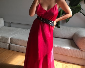 Vintage 1980s 90s Floor Length Slip Dress.