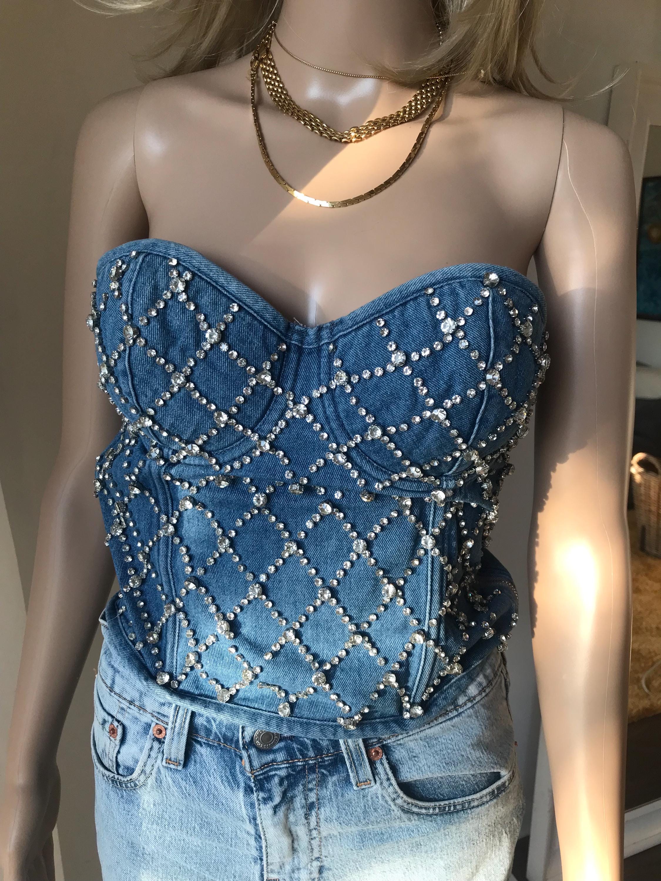diamonte bralette
