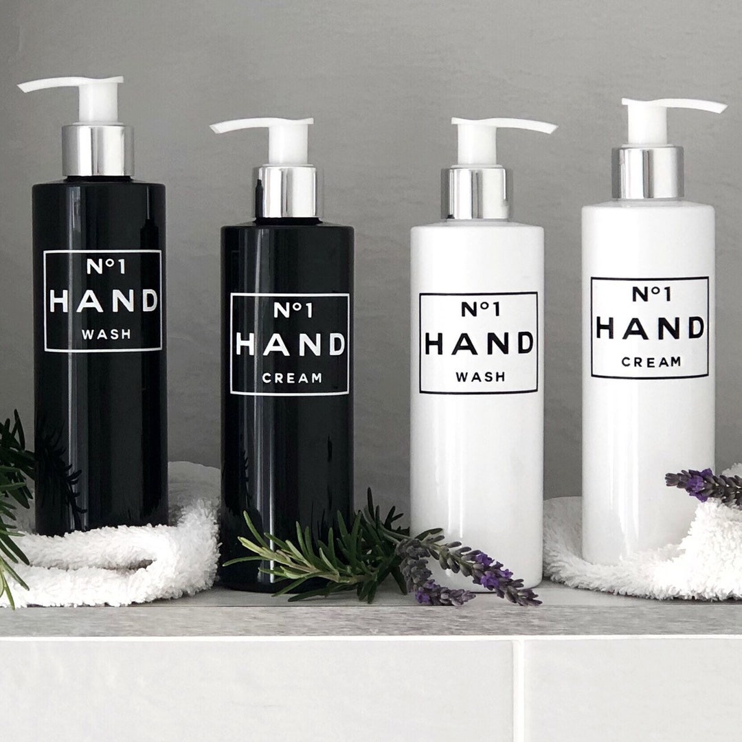 Bathroom Dispenser Bottles 250ml Reusable Hand Wash/hand Etsy UK