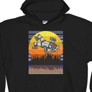 Astronaut Space Shirt Space Force Future Skyline, Father&#39;s Day, Mothers Day, Birthday Funny Hoodie, Gifts for Him Her, Outer Space Astronaut