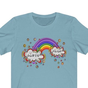 Pride UNISEX T-shirt, Gay Pride Rainbow T-shirt Shirt Lgbt T-shirt, Gay Pride Gift Lgbt LGBTQ Pride Shirts, Rainbow Pride International Flag