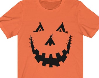 Halloween t-shirt, Mens Womens Halloween Pumpkin Shirt, Pumpkin Face Shirt, Jack O' Lantern Tee Shirt, Halloween T-shirt, Pumpkin Costume