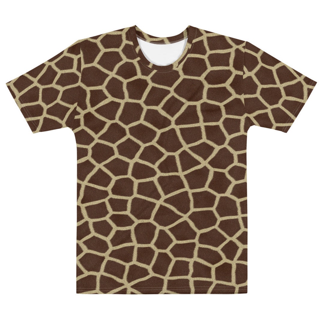 Giraffe All Over Print T shirts Unisex Animal Print Clothing Men s or Women s Safari Shirt Animal Lovers Print Shirts Giraffe Tshirt Etsy