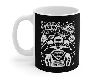 Funny Dad Mug, Daddy Superhero, Dad Gifts, Super Dad Coffee Mug, Best Dad Ever, Gay Dads, Christmas / Fathers Day Gift, Dad Birthday Gifts