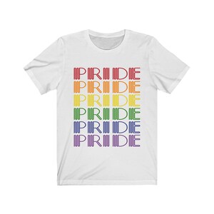 Gay Pride Gift, Rainbow Pride Retro Vintage UNISEX T-shirt, Lgbt Shirt, Gay Pride Flag Lgbt LGBTQ Pride T-shirt Gay Pride Tshirt Rainbow Tee
