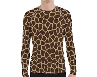 giraffe pattern t shirt