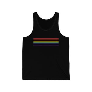 Gay Tank Top, LGBTQ Pride Tank Top, Rainbow Clothing, Rainbow Tank Top, Lesbian Tank Top, LGBT Clothes, Pride Clothing, Rainbow Shirts, LGBT