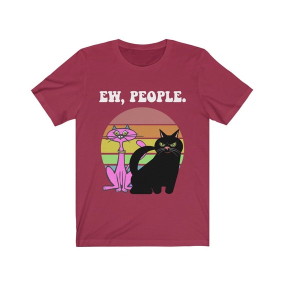 Ew, People Vintage Funny Cat Lover Gift, Graphic Cat T-Shirt Ew, People Vintage Funny Cat Lover Gift, Graphic Cat T-Shirt