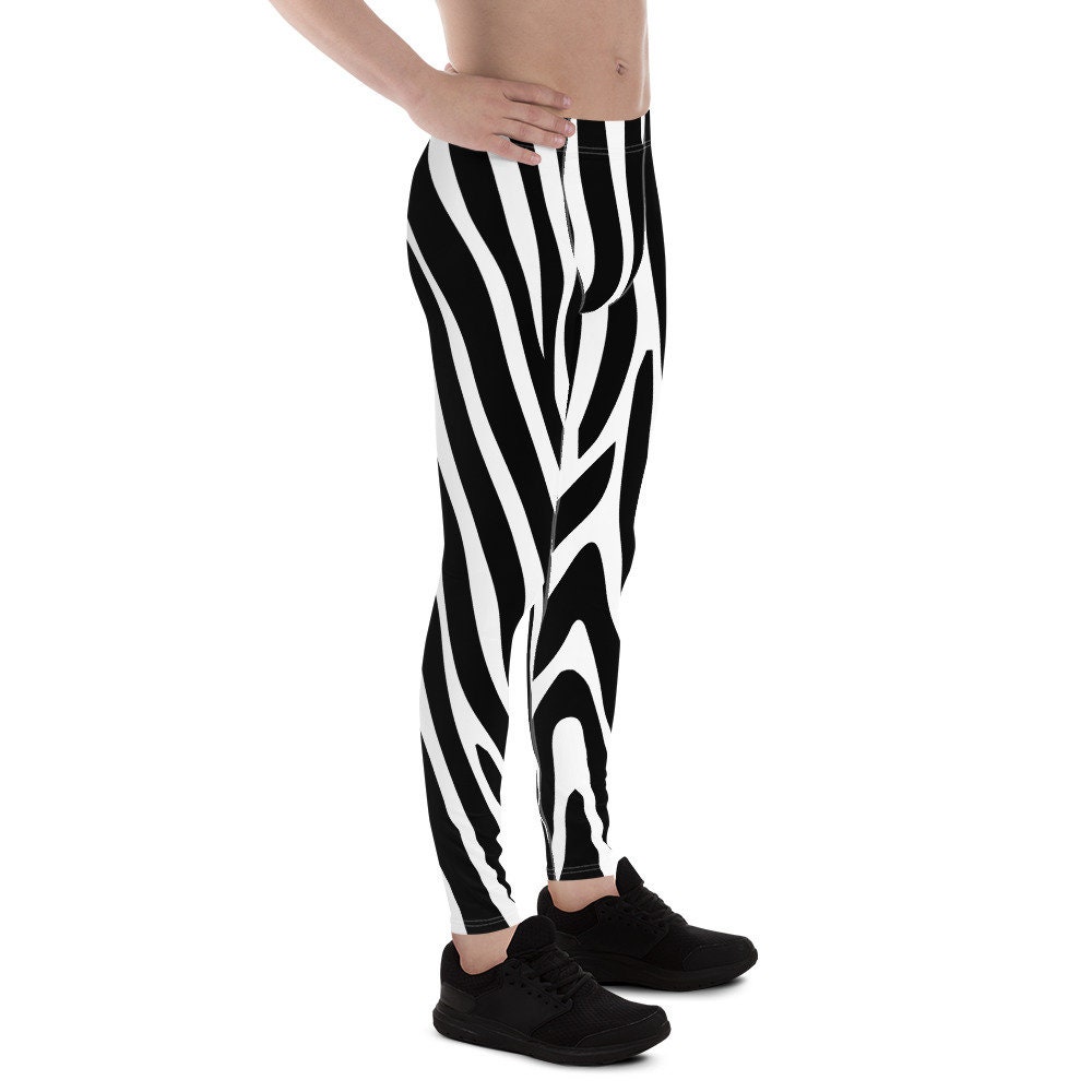 Zebra Leggings for Men Men's Hipster Fun Leggings Gifts - Etsy