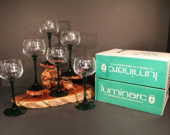 Set of 5 J.G. DURAND Luminarc 13oz Vintage Grand Vin Wine Glass 7