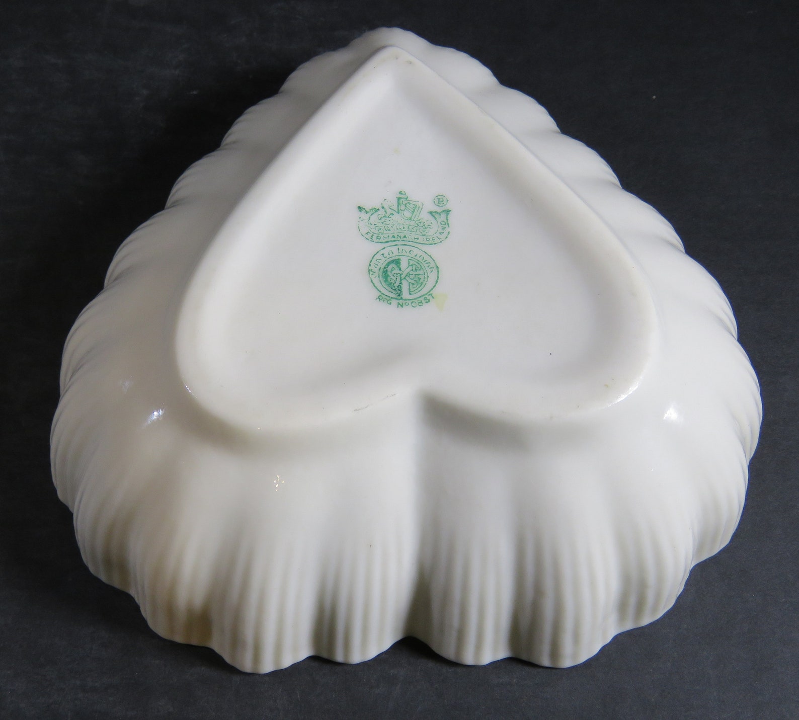 Belleek Shamrock Vase Heart Trinket Candy Dish Bowl Maple Leaf Etsy UK