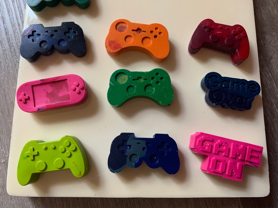 Gamer Crayons Gamer Party Party Favors Birthday Party Crayons Kids