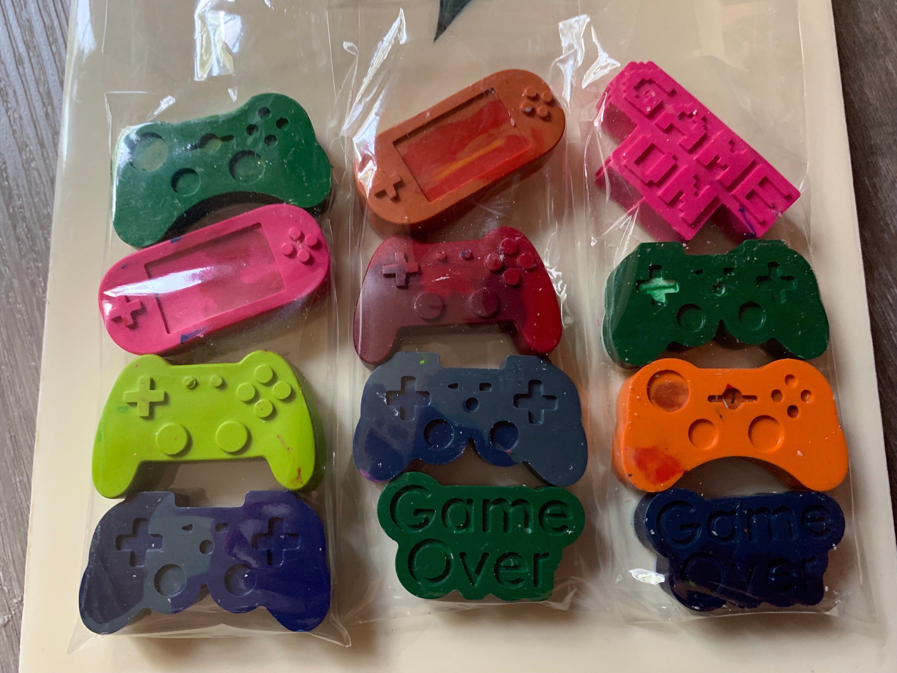 Gamer Crayons Gamer Party Party Favors Birthday Party Crayons Kids