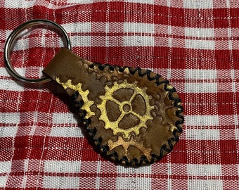 Steampunk Inspired Keychain