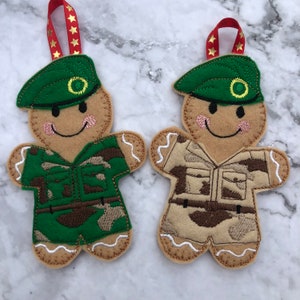 Army Cadet Gingerbread, Army Sergeant Girlfriend / Boyfriend Gift ...