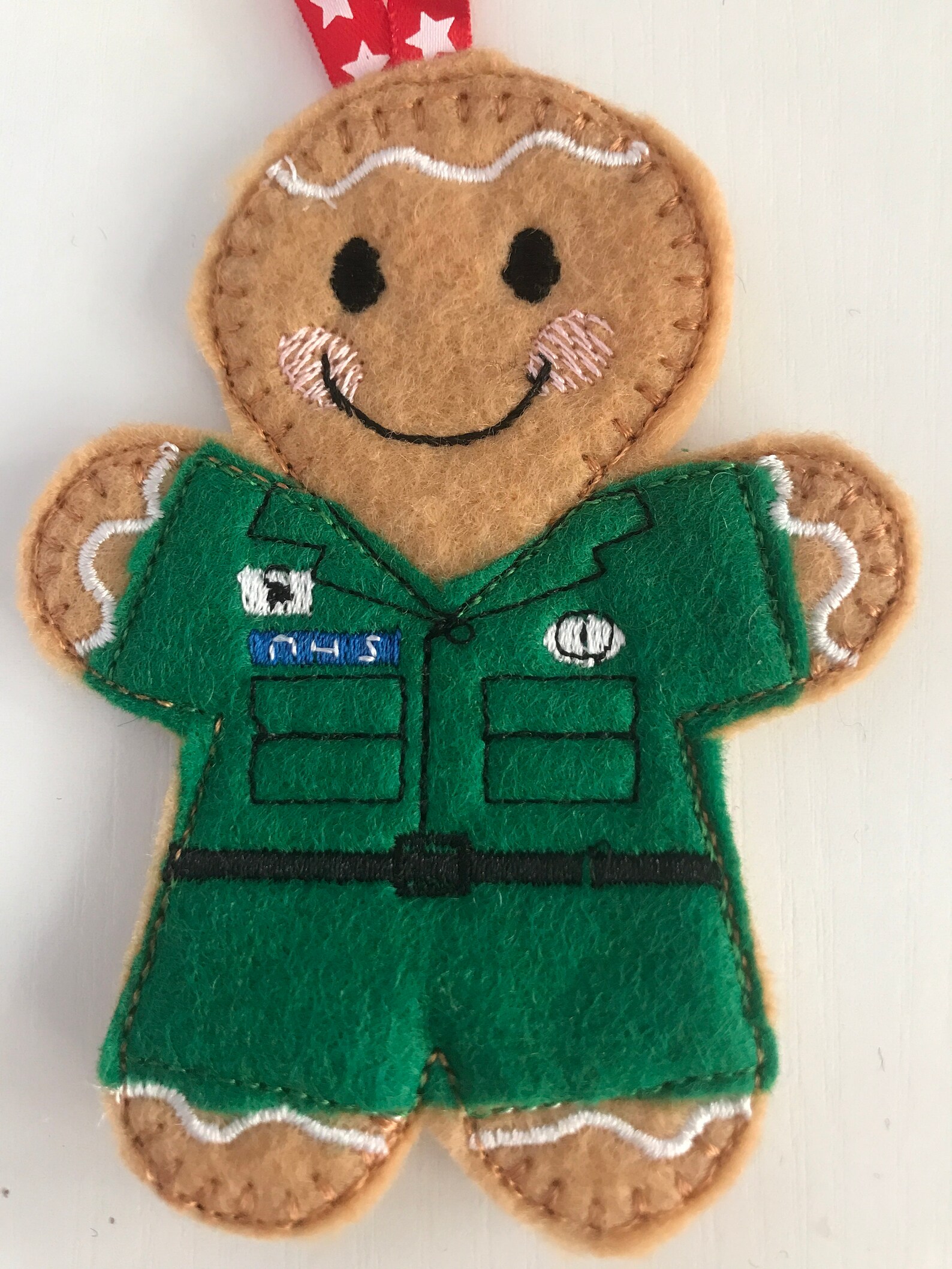 Gingerbread Man Optician / Optometrist Tree Decoration, Tree Ornament ...