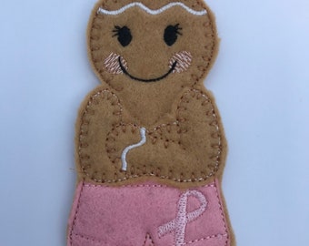 Breast Cancer Gingerbread, Warrior  Gingerbread, Medical Gingerbread,