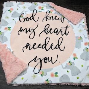 God Knew I Needed You Blanket Etsy