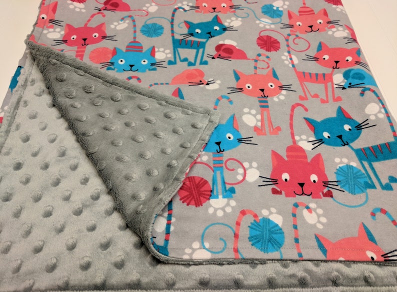 Kitten Baby Blanket Kitten Baby Shower Cat Baby Blanket Cat Etsy