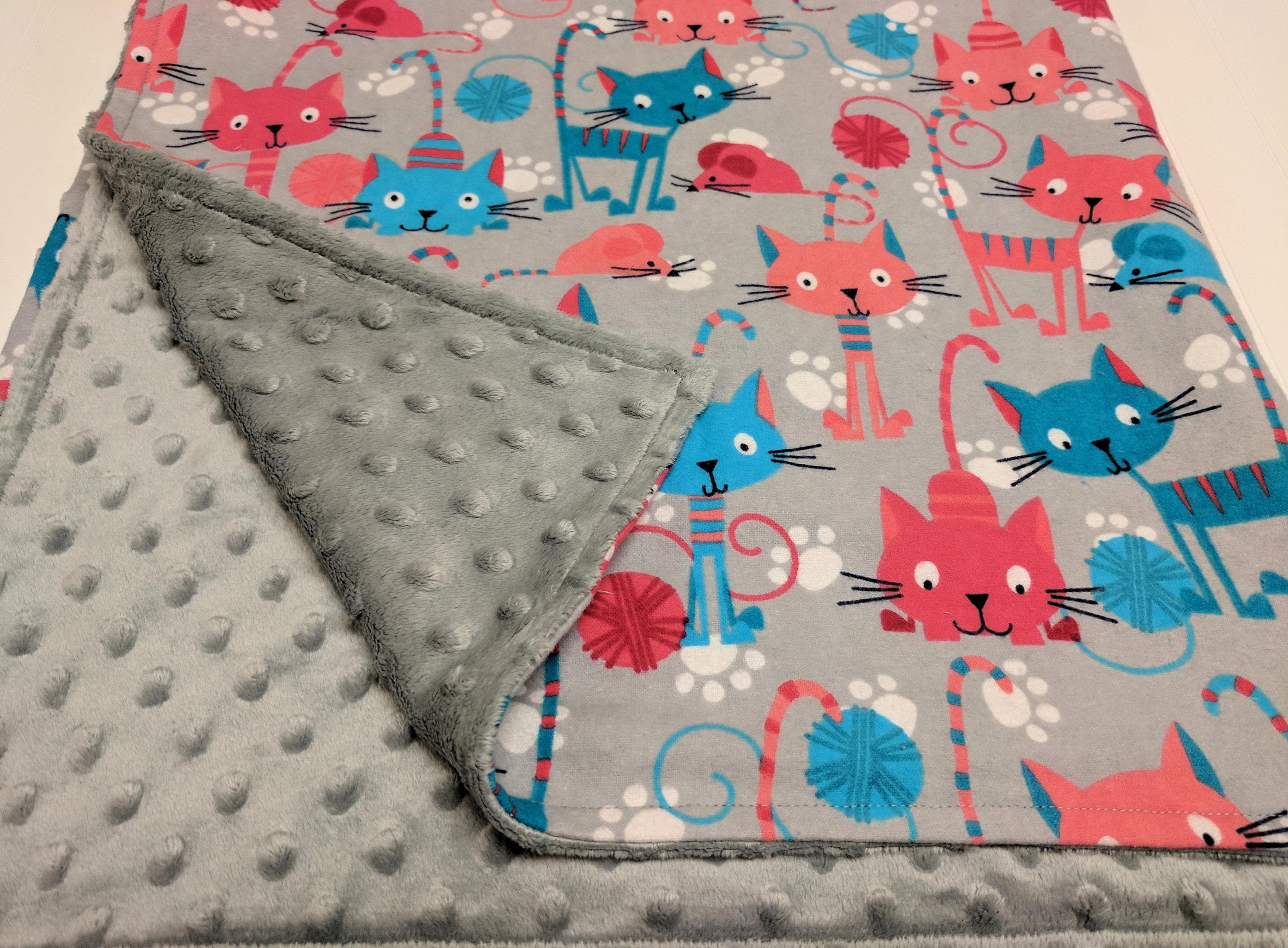 Kitten Baby Blanket Kitten Baby Shower Cat Baby Blanket Cat Etsy